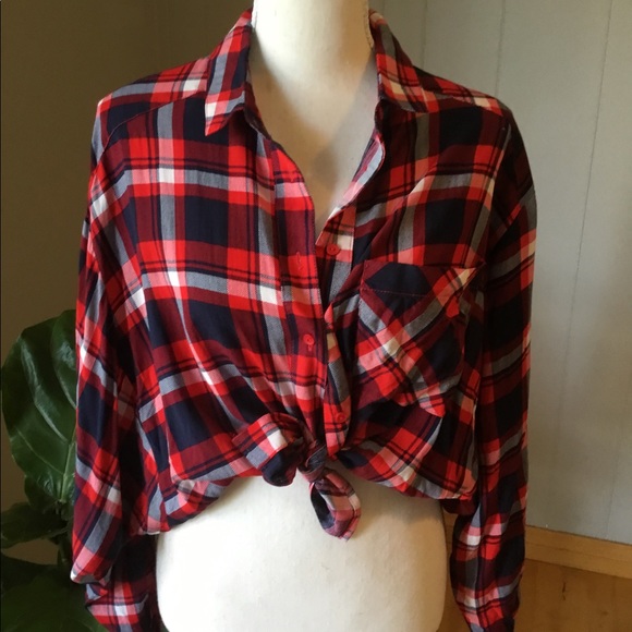 FAVLUX Tops - Plaid Shirt